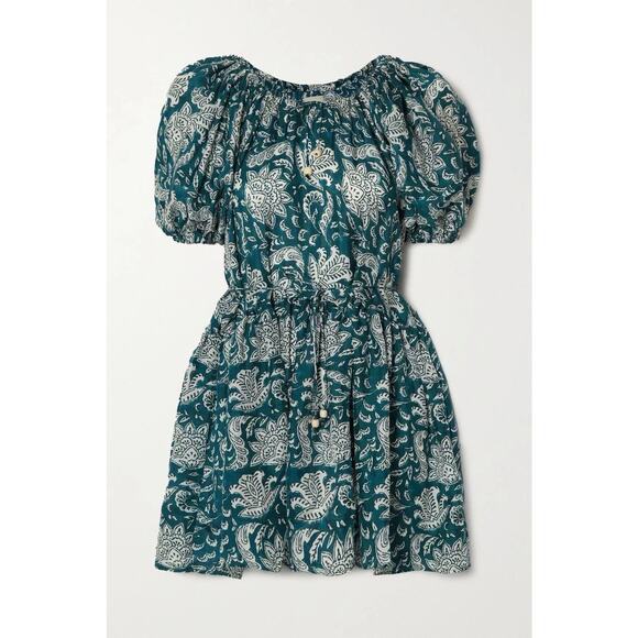 Hannah Blue and White Midi Dress - Picture 2 of 6